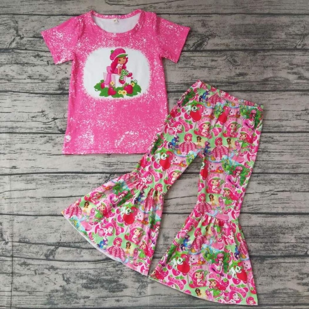 Strawberry shortcake 🍓 hot pink pants set